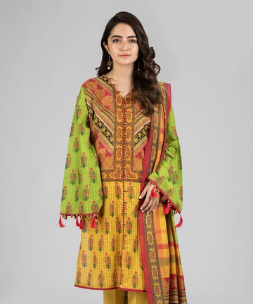 Zellbury Tulip Tree A Lawn Suit Lawn Collection 2021